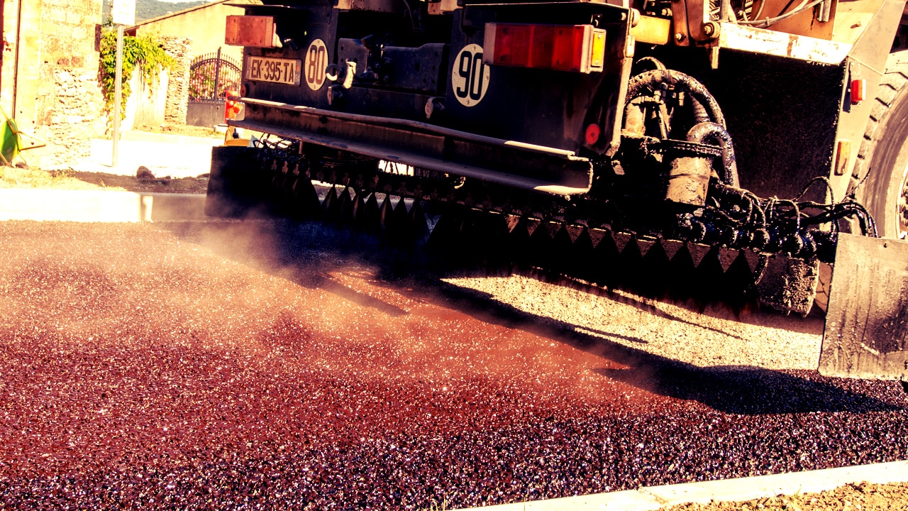 asphalt and bitumen road works