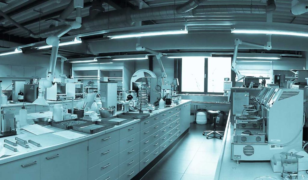 inside the laboratory